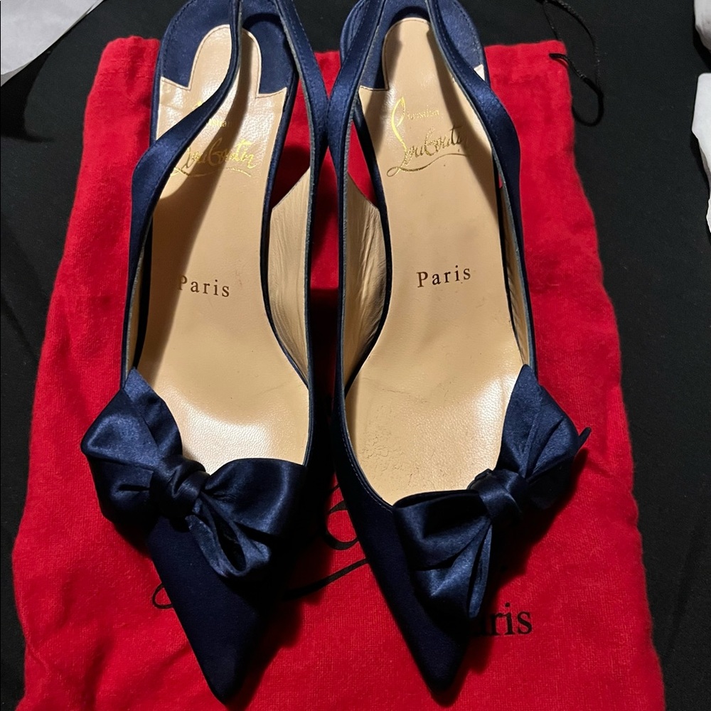 Christian Louboutin yasling kitten heel